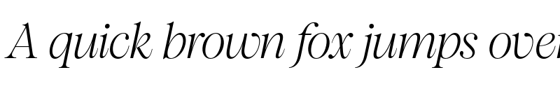Preview of PP Pangaia Ultralight Italic font