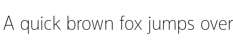 Preview of Pracharath Light font