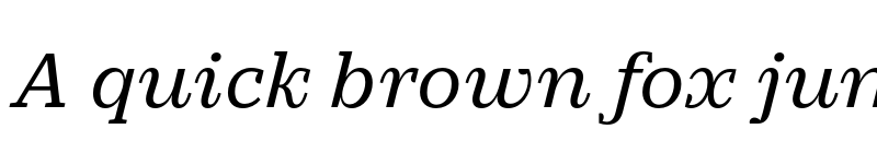 Preview of Practical Serif Medium Italic font