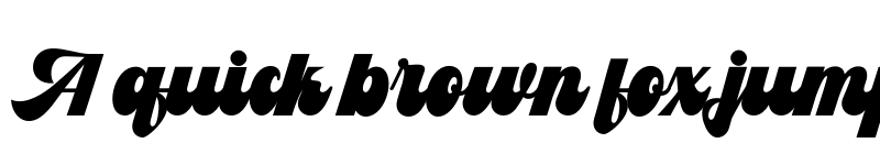 Preview of Pradis Retro Regular font