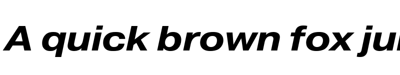 Preview of Pragmatica Extended Bold Oblique font