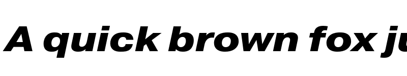 Preview of Pragmatica Extended Extra Bold Oblique font