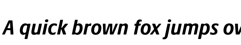 Preview of Praxis Next Bold Condensed Italic font