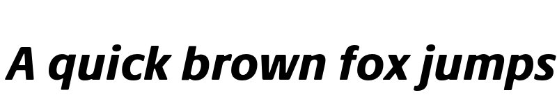 Preview of Praxis Next Heavy Italic font