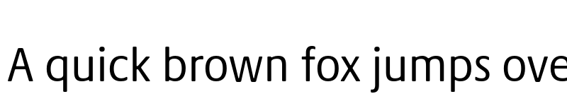 Preview of Praxis Next Regular Condensed font