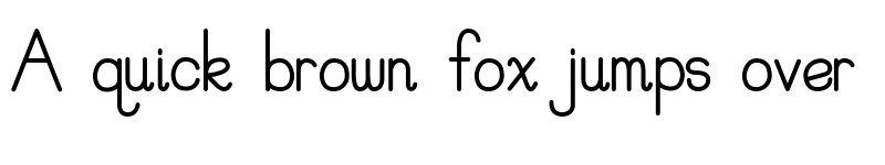 Preview of PreCursive OFL Regular font