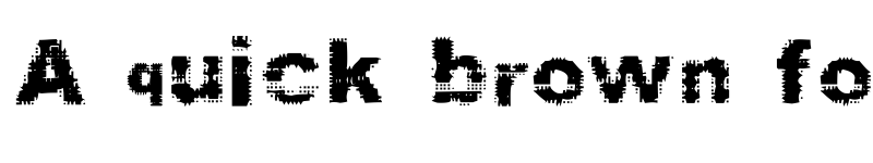 Preview of Prefix Endangered font