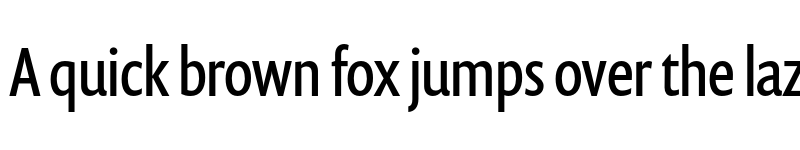 Preview of Prenton RP Cond Regular font