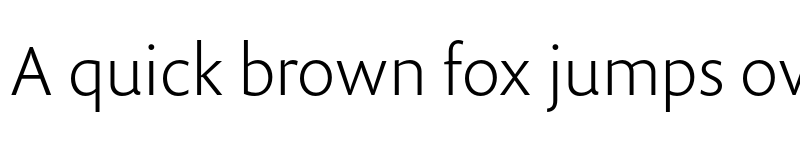 Preview of Prenton RP Pro Light font