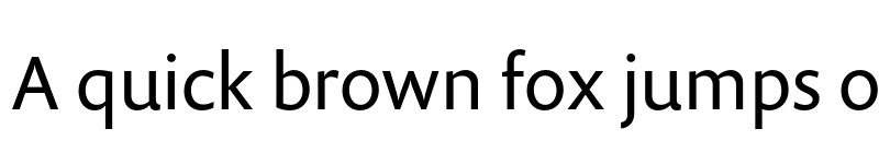 Preview of Prenton RP Pro Regular font