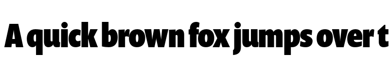 Preview of Prenton RP Ultra Cond Black font