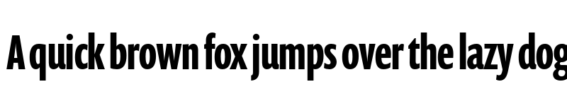 Preview of Prenton RP Ultra Cond Medium font