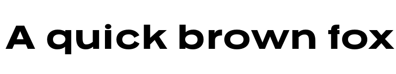 Preview of Presicav Heavy font