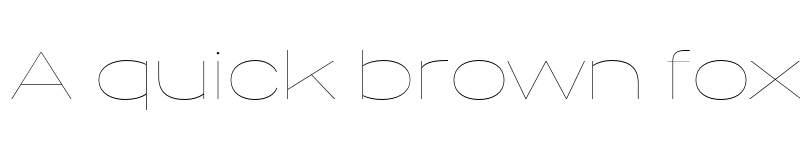 Preview of Presicav UltraLight font