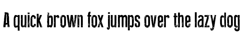 Preview of Press Feeling Eroded Regular font