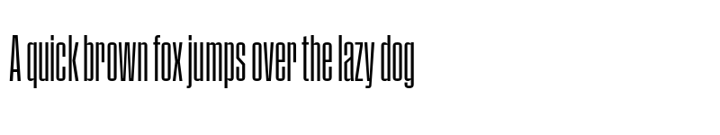 Preview of Pressio No. 22 Regular X-Compressed font