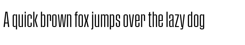 Preview of Pressio No. 31 Light Compressed font