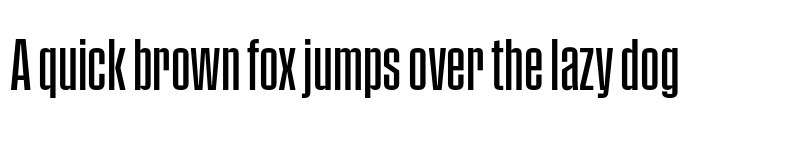 Preview of Pressio No. 33 Medium Compressed font