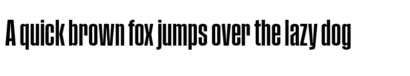 Preview of Pressio No. 34 Bold Compressed font