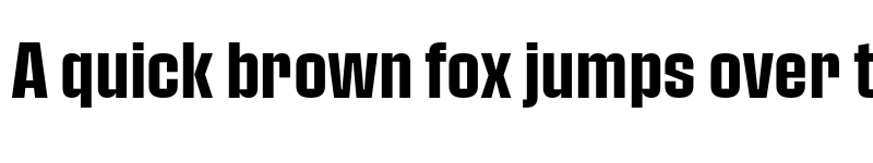 Preview of Pressio No. 44 Bold Condensed font