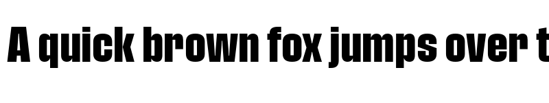 Preview of Pressio No. 45 Black Condensed font