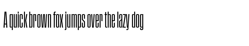 Preview of Pressio TEST No. 22 Regular X-Compressed font