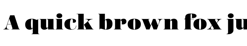 Preview of Presti Display Black font