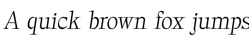 Preview of Prestigea Oblique font