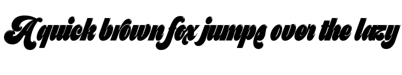 Preview of Preta Ao Sol font