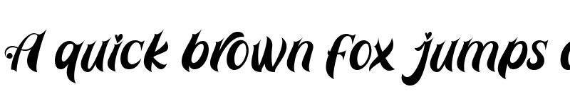 Preview of Prettyla Regular font