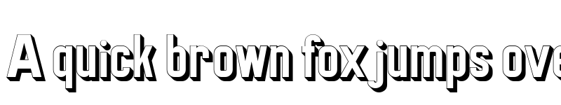 Preview of Preussische VI 9 Schatten Regular font