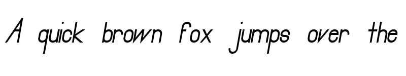 Preview of Primadona Italic Bold Bold font