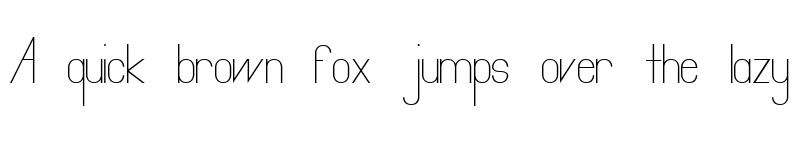 Preview of Primadona Regular font