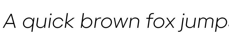 Preview of Primeform Pro Demo Light Italic font