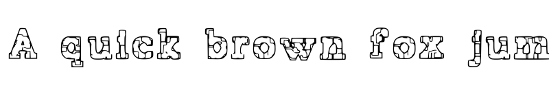 Preview of Prison Tattoo Regular font