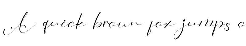 Preview of Pristine Regular font