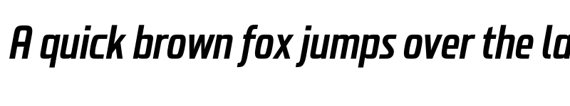 Preview of Probeta Semi Bold Italic font