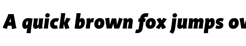 Preview of Productus Black Italic font