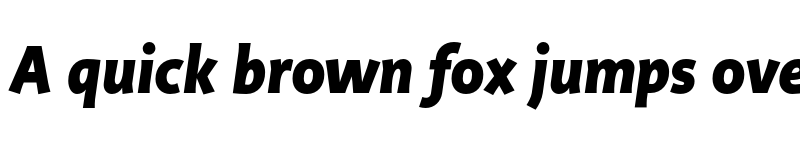 Preview of Productus Bold Italic font