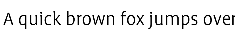 Preview of Profile Pro Light font