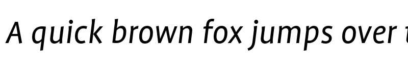 Preview of Profile Pro Regular Italic font