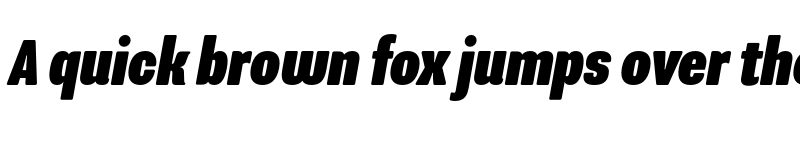 Preview of Program Nar OT Black Italic font