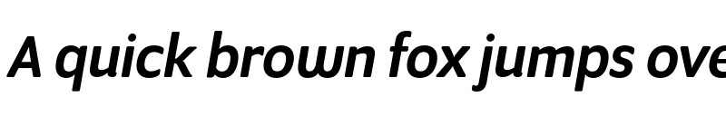 Preview of Program OT Medium Italic font