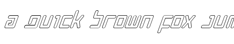 Preview of Prokofiev Outline Italic Italic font