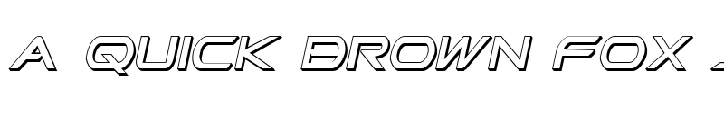 Preview of Promethean Shadow Italic Italic font