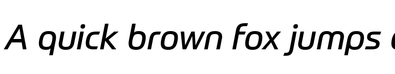 Preview of Prometo Italic font