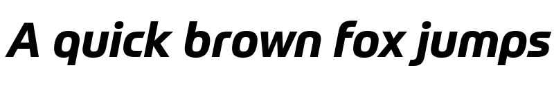 Preview of Prometo Trial Bold Italic font