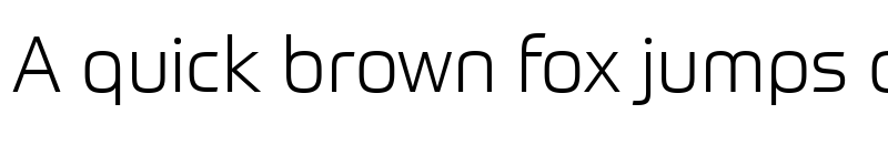 Preview of Prometo Trial Light font