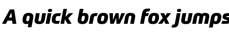 Preview of Prometo Trial XBold Italic font