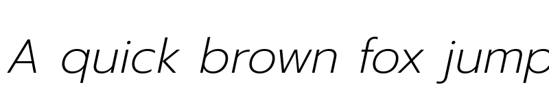 Preview of Prompt ExtraLight Italic font